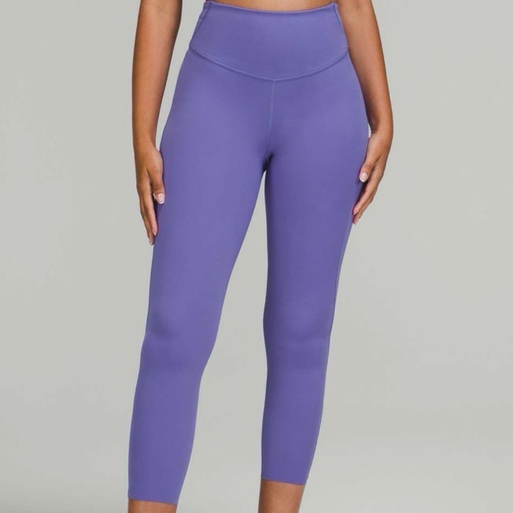 Lululemon Base Pace High Rise Leggings 25” ~ 12 ~ Charged Indigo - Picture 3 of 12